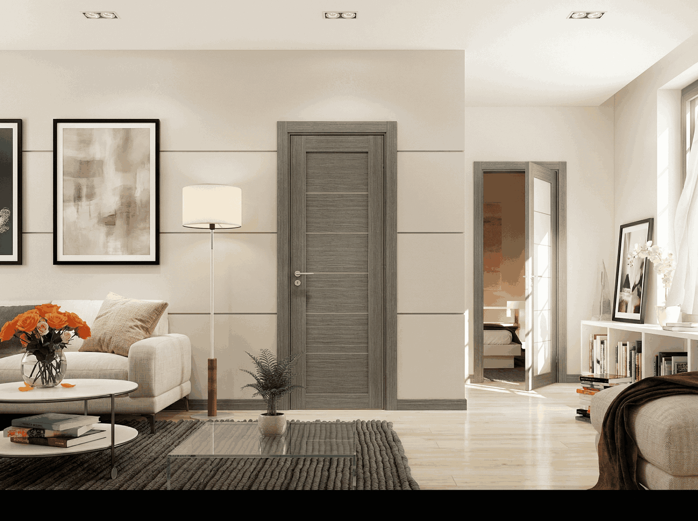 Современный дизайн межкомнатных дверей